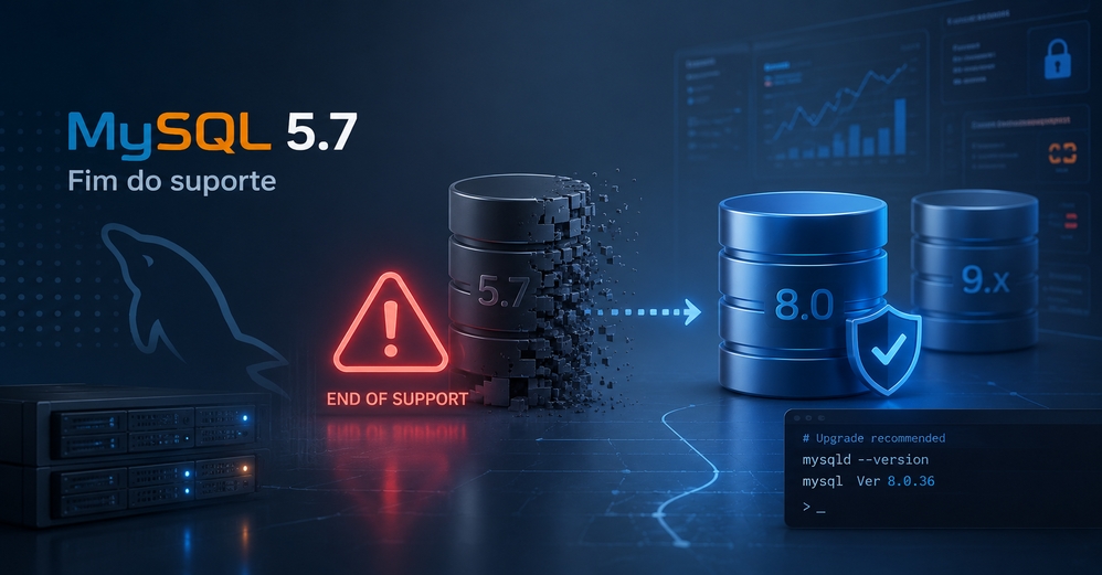MySQL 5.7 horus solutions blog migrando do 5.7 para MySQL 8 e 9
